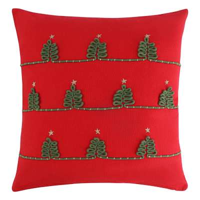 Чехол на подушку christmas forest из коллекции new year essential, 45х45 см Tkano TK25-CC0024