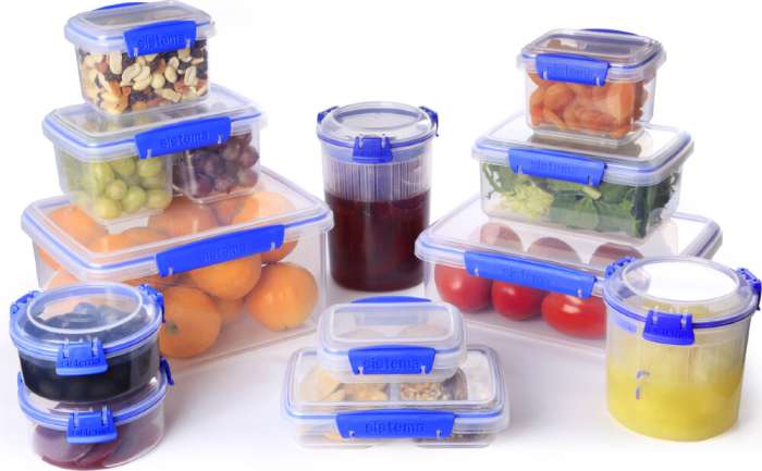 Набор контейнеров двухсекционных 350 мл (3шт) SISTEMA KLIP IT 1513