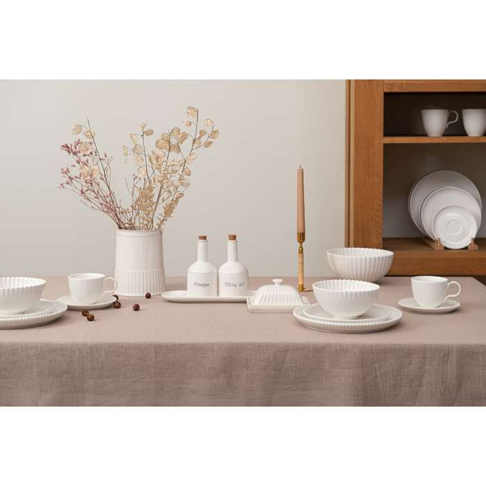 Масленка белого цвета из коллекции kitchen spirit Tkano TK22-TW_BUT0001