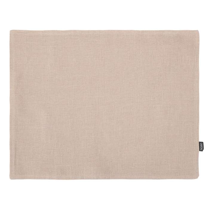 Салфетка под приборы из стираного льна бежевого цвета из коллекции essential, 35х45 см Tkano TK22-PM0004