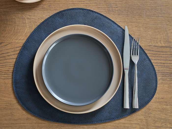 Набор из 2-х двухсторонних сервировочных салфеток drop, 33х41 см, синий/светло-серый Liberty Jones LJ0000469