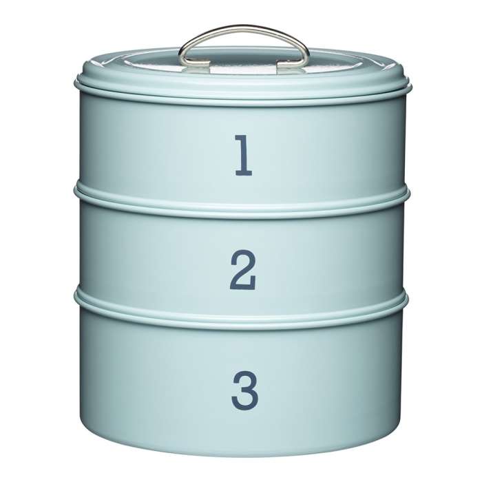 Органайзер трехуровневый Living Nostalgia Blue KITCHEN CRAFT LN3TCTBLU