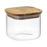 Банка для хранения квадратная glass acacia, 600 мл Smart Solutions SS0000346