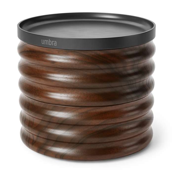 Шкатулка для украшений tesora, черный орех UMBRA 1021398-048