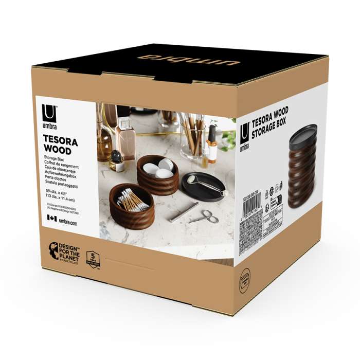 Шкатулка для украшений tesora, черный орех UMBRA 1021398-048