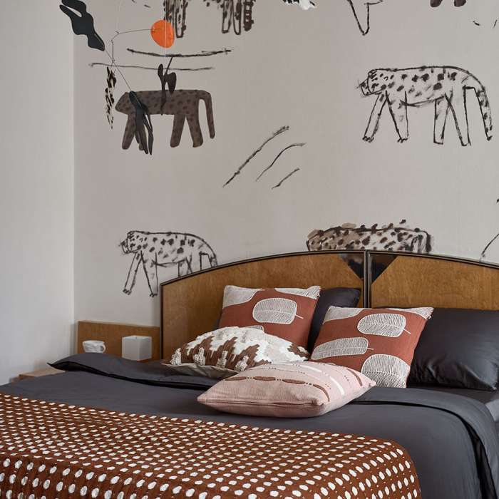 Покрывало из хлопка polka dots карамельного цвета из коллекции essential, 180х250 см Tkano TK23-BS0010