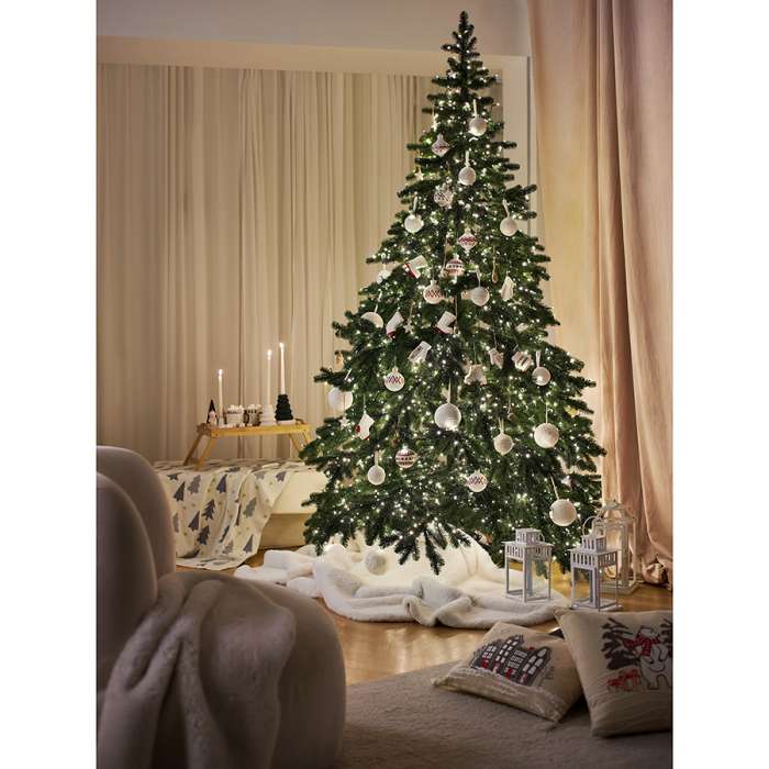 Набор ёлочных украшений с подсветкой festive embroidery из коллекции new year essential, 4 шт. Tkano TK24-NY_DEC0023