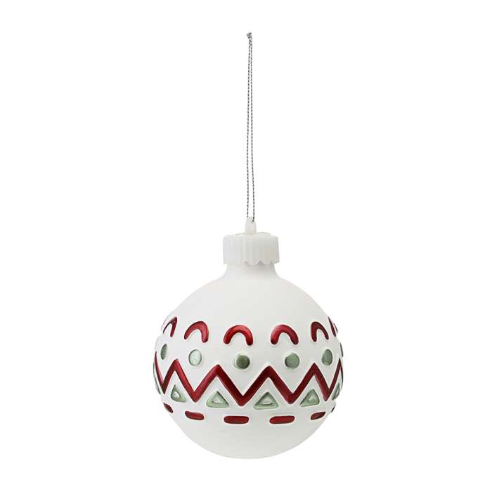 Набор ёлочных украшений с подсветкой festive embroidery из коллекции new year essential, 4 шт. Tkano TK24-NY_DEC0023