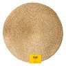 Салфетка подстановочная круглая FIESTA 38 см, золотистая, полиэстер WO HOME WO1069