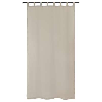 Штора из хлопка и льна бежево-серого цвета из коллекции essential, 150х290 см Tkano TK23-CUR0006