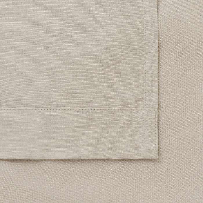 Штора из хлопка и льна бежево-серого цвета из коллекции essential, 150х290 см Tkano TK23-CUR0006