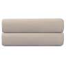 Простыня на резинке из премиального сатина бежевого цвета из коллекции essential, 160х200х30 см Tkano TK24-FS0004