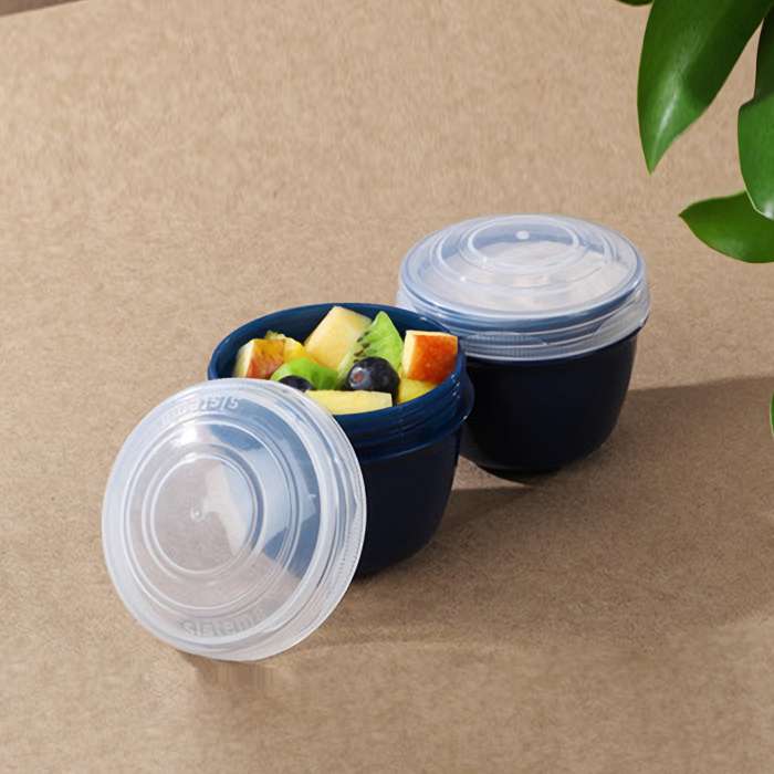 Контейнер для йогурта 150мл, 2шт., синий SISTEMA RENEW 581466_синий