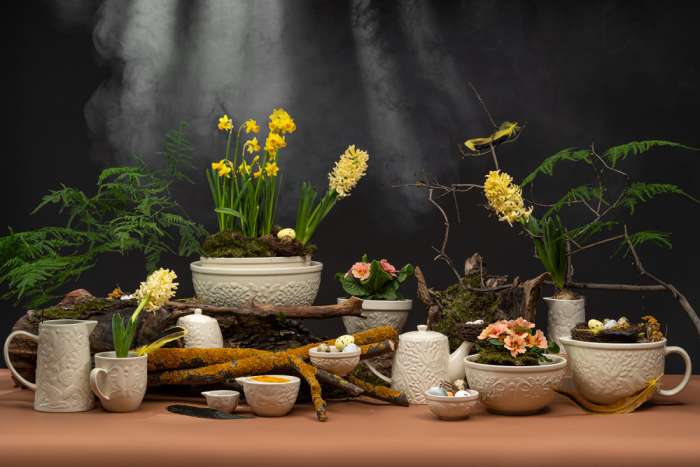 Набор мерных чаш birds of paradise, кремовые, 4 шт. Liberty Jones CZ-LJ-MC-CR-Set4