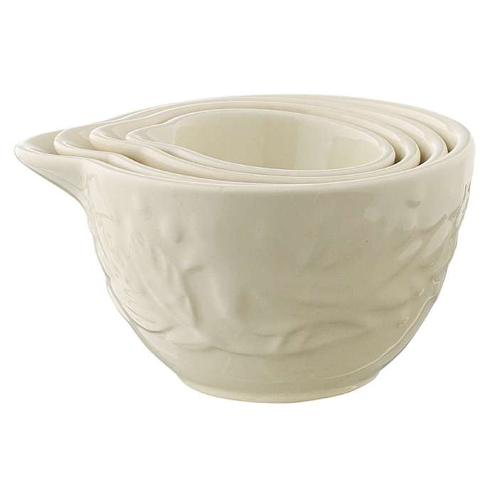 Набор мерных чаш birds of paradise, кремовые, 4 шт. Liberty Jones CZ-LJ-MC-CR-Set4