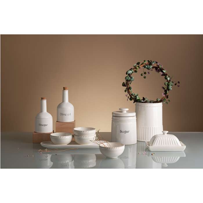 Овальное блюдо белого цвета из коллекции kitchen spirit Tkano TK22-TW_OVP0001