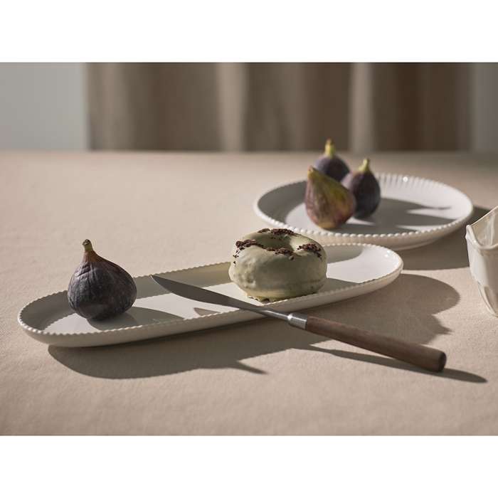 Овальное блюдо белого цвета из коллекции kitchen spirit Tkano TK22-TW_OVP0001