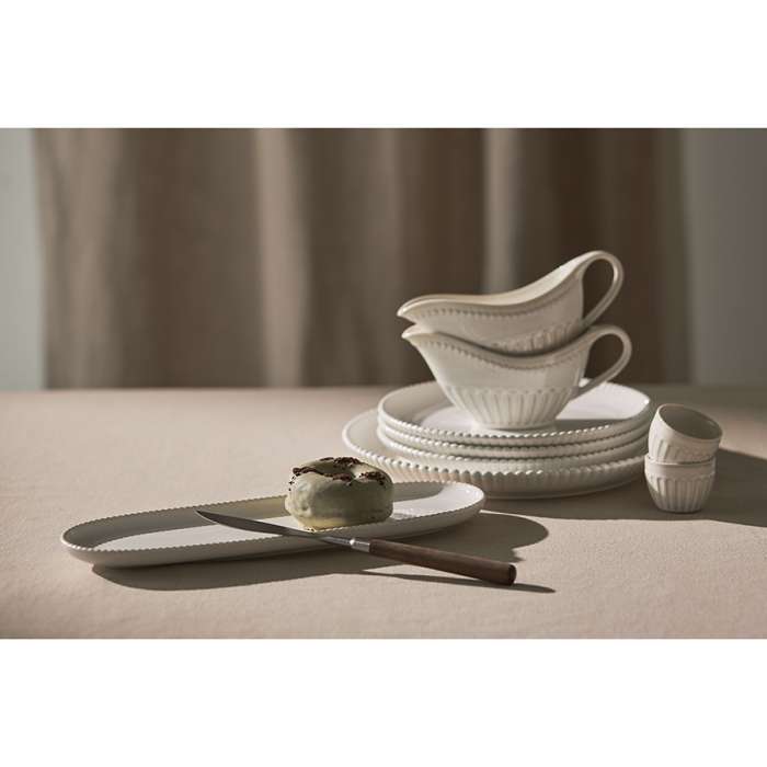 Овальное блюдо белого цвета из коллекции kitchen spirit Tkano TK22-TW_OVP0001