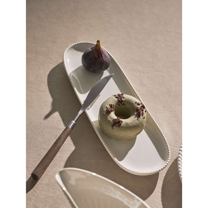 Овальное блюдо белого цвета из коллекции kitchen spirit Tkano TK22-TW_OVP0001