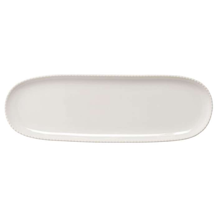 Овальное блюдо белого цвета из коллекции kitchen spirit Tkano TK22-TW_OVP0001