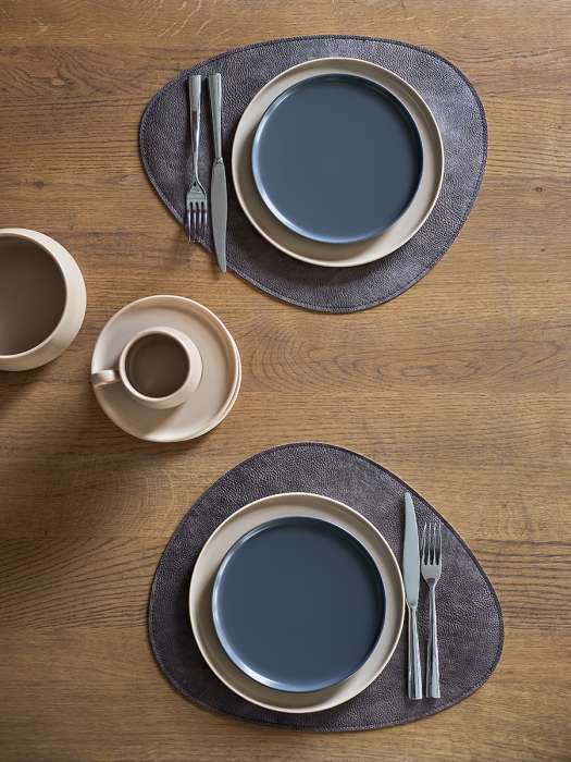 Набор из 2-х двухсторонних сервировочных салфеток drop, 33х41 см, шоколадный/бежевый Liberty Jones LJ0000467