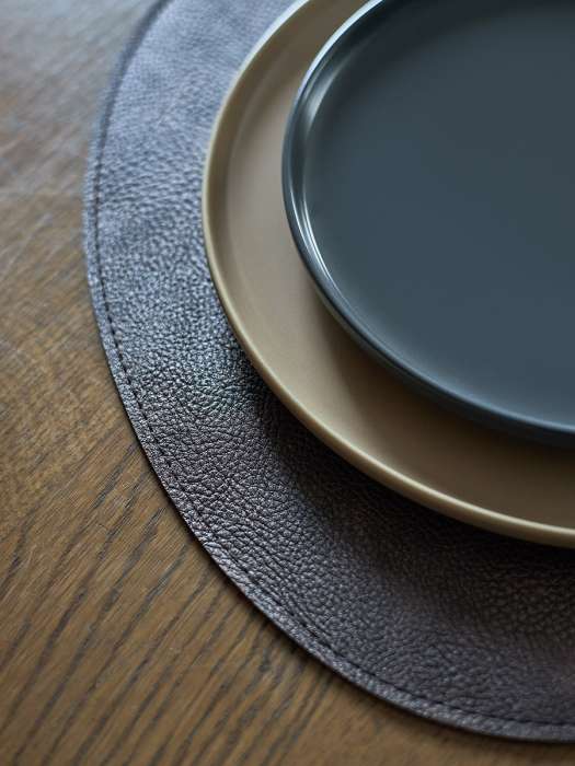 Набор из 2-х двухсторонних сервировочных салфеток drop, 33х41 см, шоколадный/бежевый Liberty Jones LJ0000467