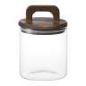Банка для хранения стеклянная с крышкой из акации Hanle, 750 мл LIBERTY JONES  LJ0000114