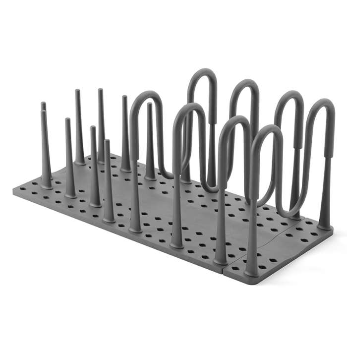 Органайзер для посуды и столовых приборов peggy, 20х55 см, серый UMBRA 1022265-149