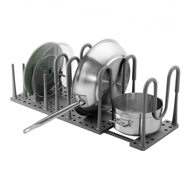 Органайзер для посуды и столовых приборов peggy, 20х55 см, серый UMBRA 1022265-149