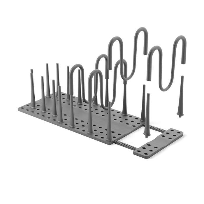 Органайзер для посуды и столовых приборов peggy, 20х55 см, серый UMBRA 1022265-149