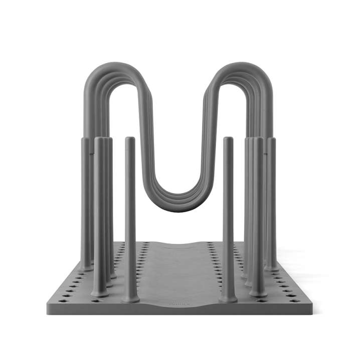 Органайзер для посуды и столовых приборов peggy, 20х55 см, серый UMBRA 1022265-149