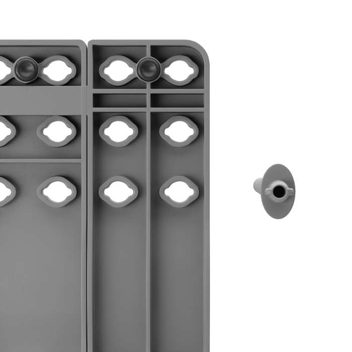 Органайзер для посуды и столовых приборов peggy, 20х55 см, серый UMBRA 1022265-149