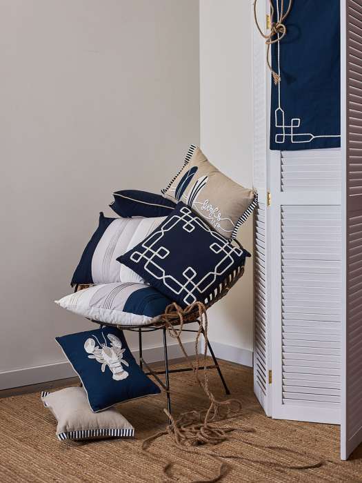 Подушка декоративная navy mood из коллекции sea treasures, 45х45 см Tkano TK25-CU0004