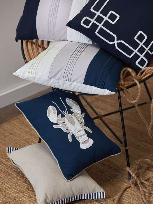 Подушка декоративная navy mood из коллекции sea treasures, 45х45 см Tkano TK25-CU0004