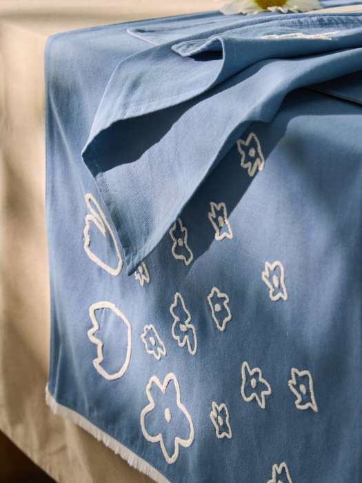 Дорожка на стол Незабудки из коллекции ethnic, 45х150 см Tkano TK26-TR0002