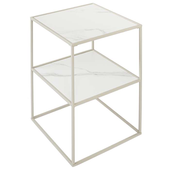 Столик приставной mayen, 38х38 см, бежевый Bergenson Bjorn BB0000240