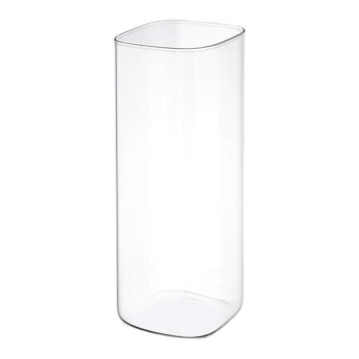 Банка для хранения стеклянная с крышкой, 2 л, светло-серая Smart Solutions SS0000235