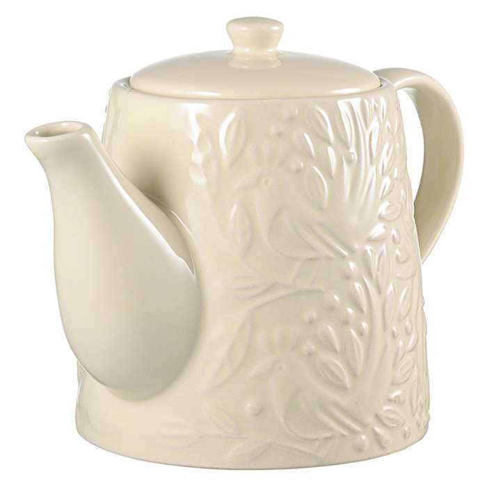 Чайник заварочный birds of paradise, 1 л, кремовый Liberty Jones CZ-LJ-TP-CR-1