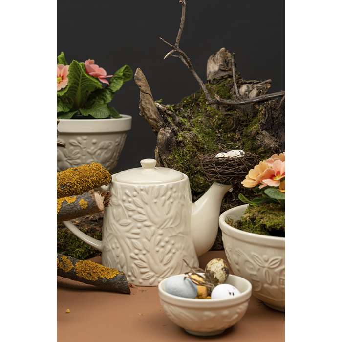 Чайник заварочный birds of paradise, 1 л, кремовый Liberty Jones CZ-LJ-TP-CR-1