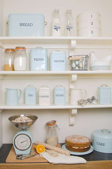 Емкость для хранения кофе Living Nostalgia Blue KITCHEN CRAFT LNCOFFEEBLU