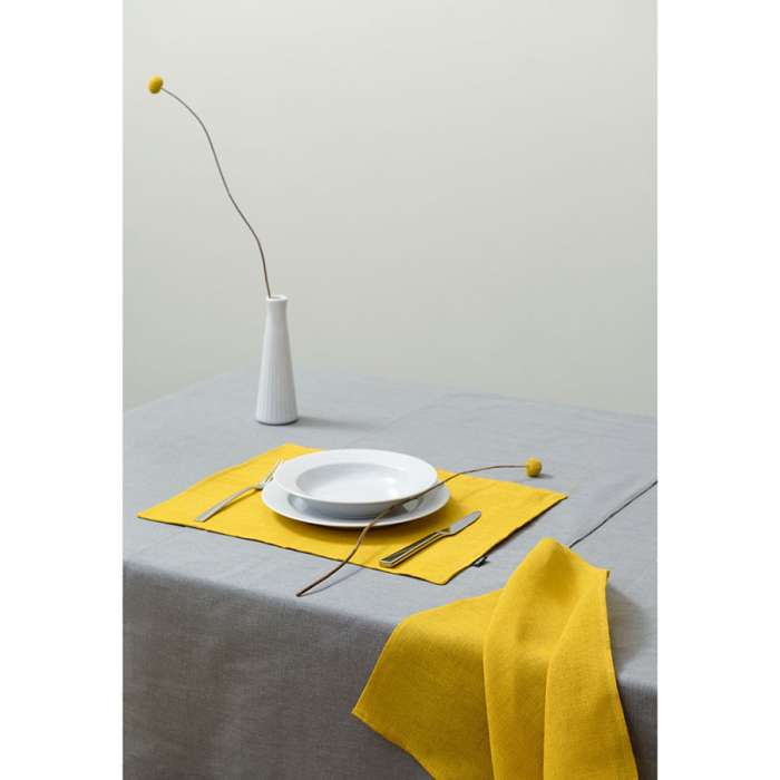 Скатерть из стираного льна серого цвета из коллекции essential, 150х250 см Tkano TK22-TC0006