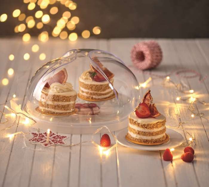 Контейнер для торта SNIPS 27x26x14 см, пластик