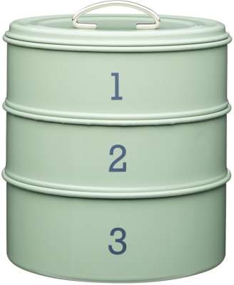Органайзер трехуровневый Living Nostalgia Green KITCHEN CRAFT LN3TCTGRN