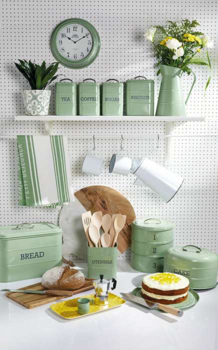 Органайзер трехуровневый Living Nostalgia Green KITCHEN CRAFT LN3TCTGRN