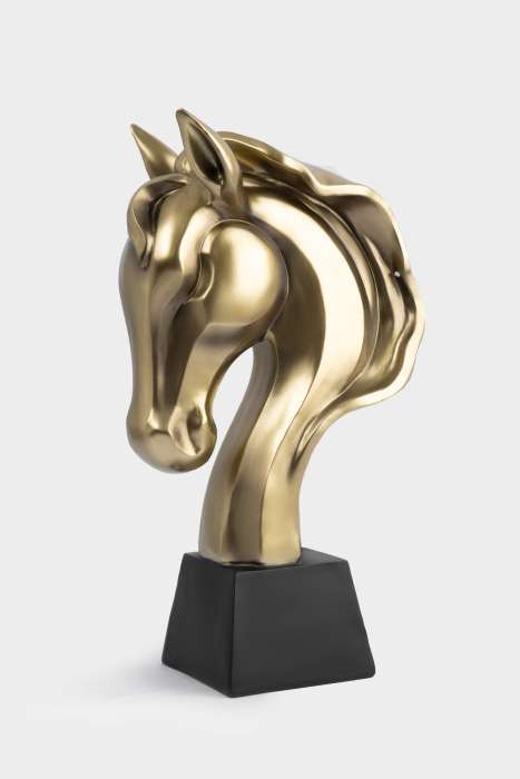 Статуэтка, 35 см, полирезин, бронзовая, Голова коня, Horse ANNA LAFARG ANLAF-HRS2704