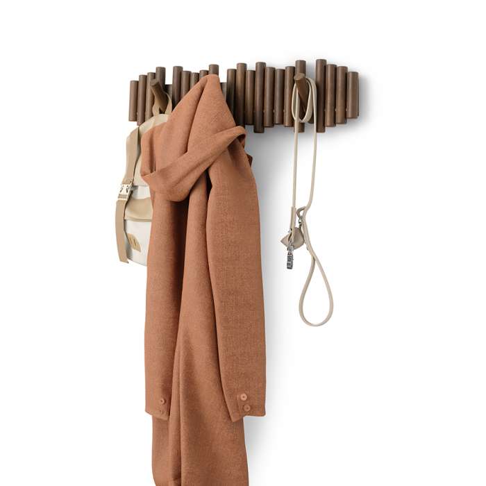 Вешалка настенная picket, 8 крючков, состаренный грецкий орех UMBRA 1023554-746-CHN