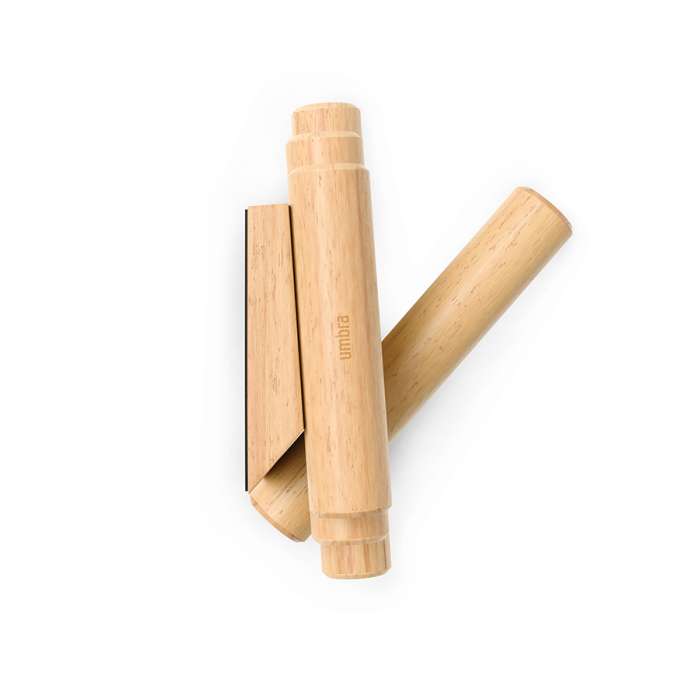 Вешалка настенная picket, 61 см, 8 крючков, натуральное дерево UMBRA 1023554-390