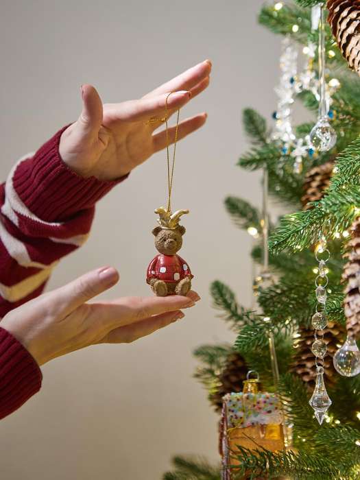 Набор ёлочных украшений classic christmas charm из коллекции new year essential, 4 шт. Tkano TK25-NY_DEC0012