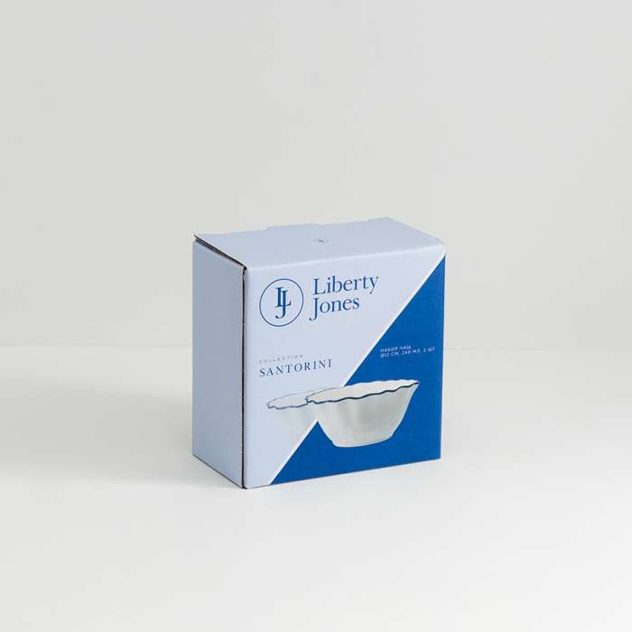 Набор чаш Santorini, Ø12 см, 240 мл, 2 шт. LIBERTY JONES LJ0000196