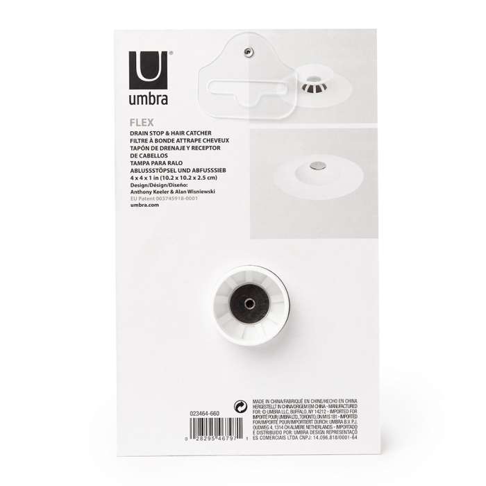 Фильтр для слива flex, белый UMBRA 023464-660